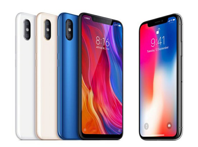 外媒认为小米8在模仿苹果iPhone X
