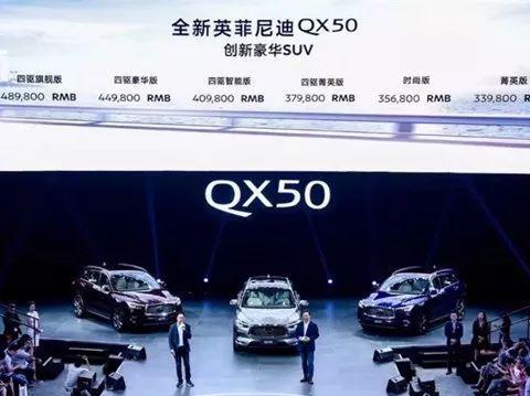 黑科技+高配置，全新英菲尼迪QX50仅售33.98万起
