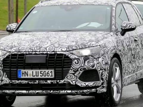 搭载5缸发动机 新款奥迪SQ3谍照