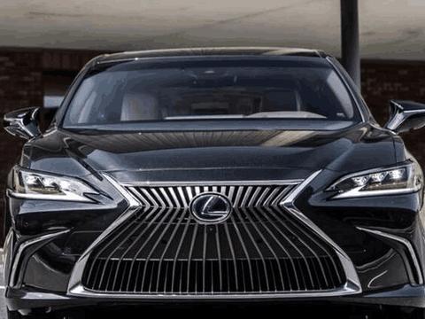 新雷克萨斯ES300h黑色车身照片来了, 侧身腰线太迷人了