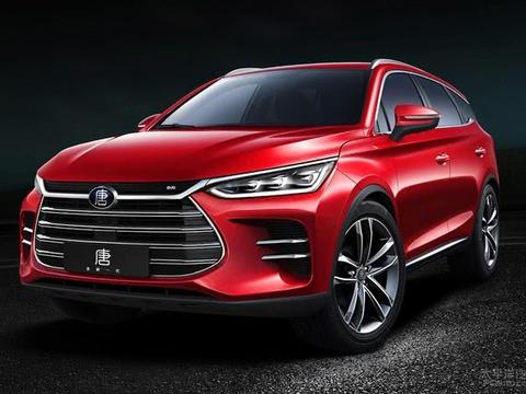 三台不同颜色的比亚迪唐上路，黑白银哪台最霸气？