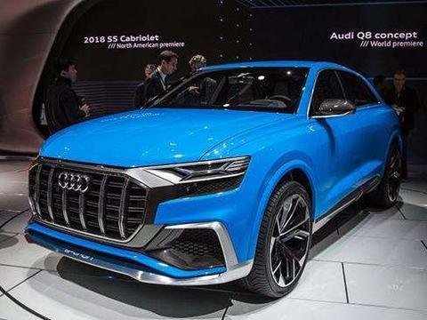 豪华中大型轿跑奥迪Q8官图爆出 碾压VV7