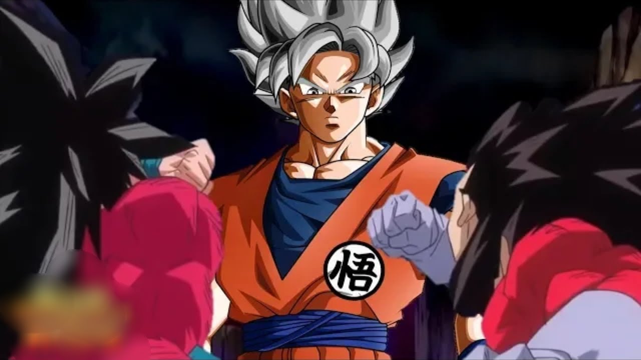 龙珠超,自在极意功悟空有多强,一只手挡住超4悟空贝吉塔联手?