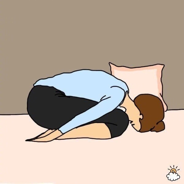 每个动作不限时间,觉得舒服就好.