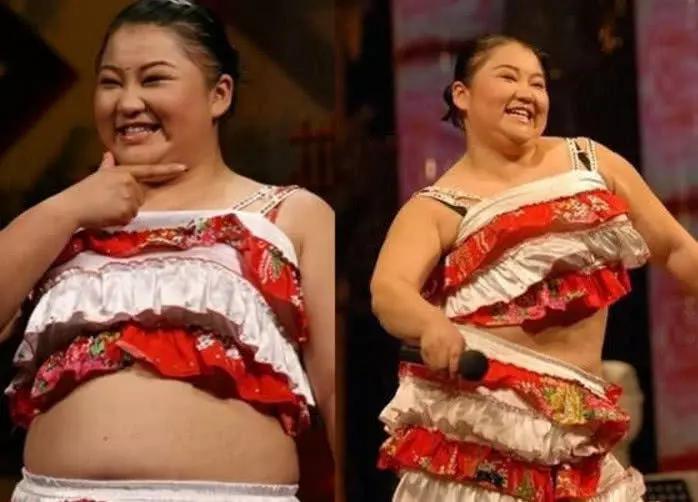 张惠妹还胖着,贾玲还胖着,李湘还胖着,但她从240斤瘦成女神