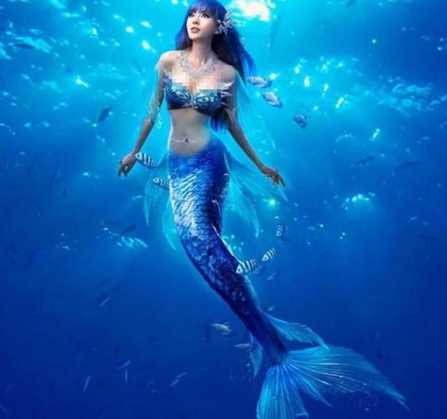 真人版美人鱼,简直太美了,明星都比不过她