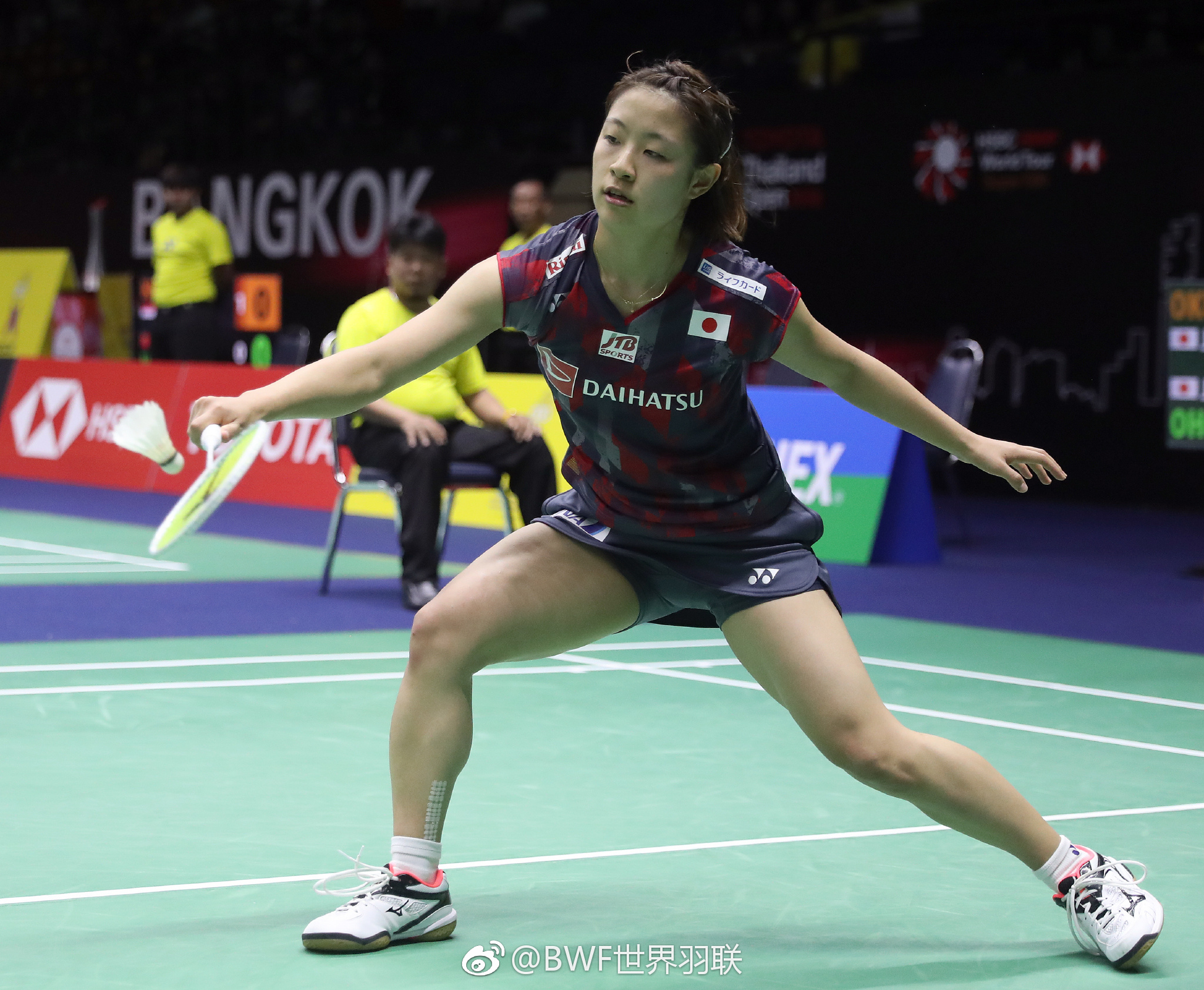 这两个日本妹子也是蛮拼的,奥原希望与大堀彩大战三局