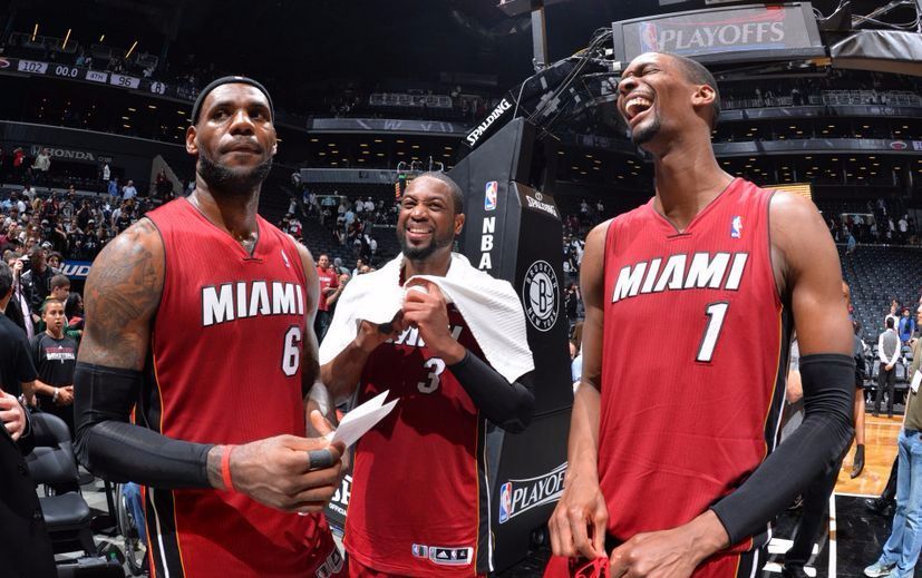 热火三巨头图片