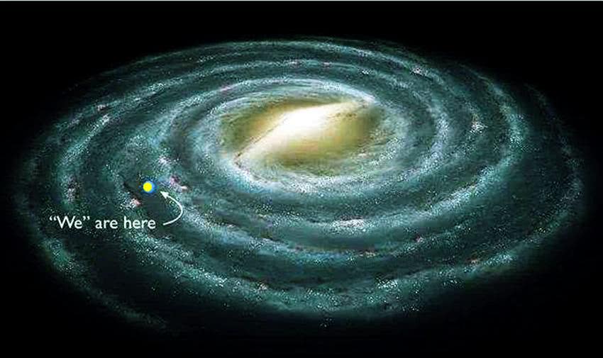 银河系和太阳系哪个大图片