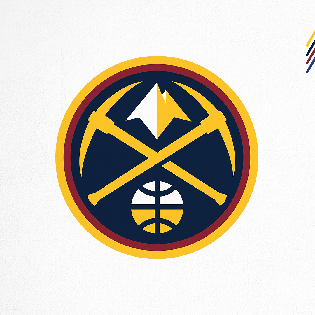 掘金官方发布的球队新logo和球衣