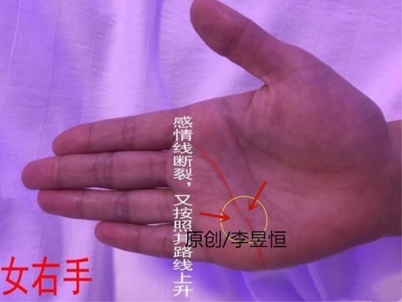 手相中感情线的形态,看婚姻的情况!