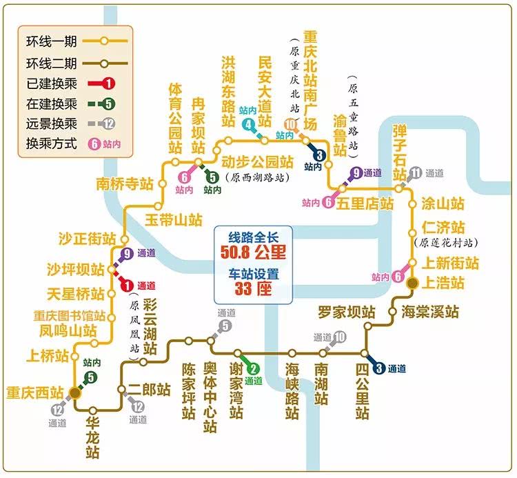重庆今年将有8条轨道线!4号线一期、环线东北环来了!