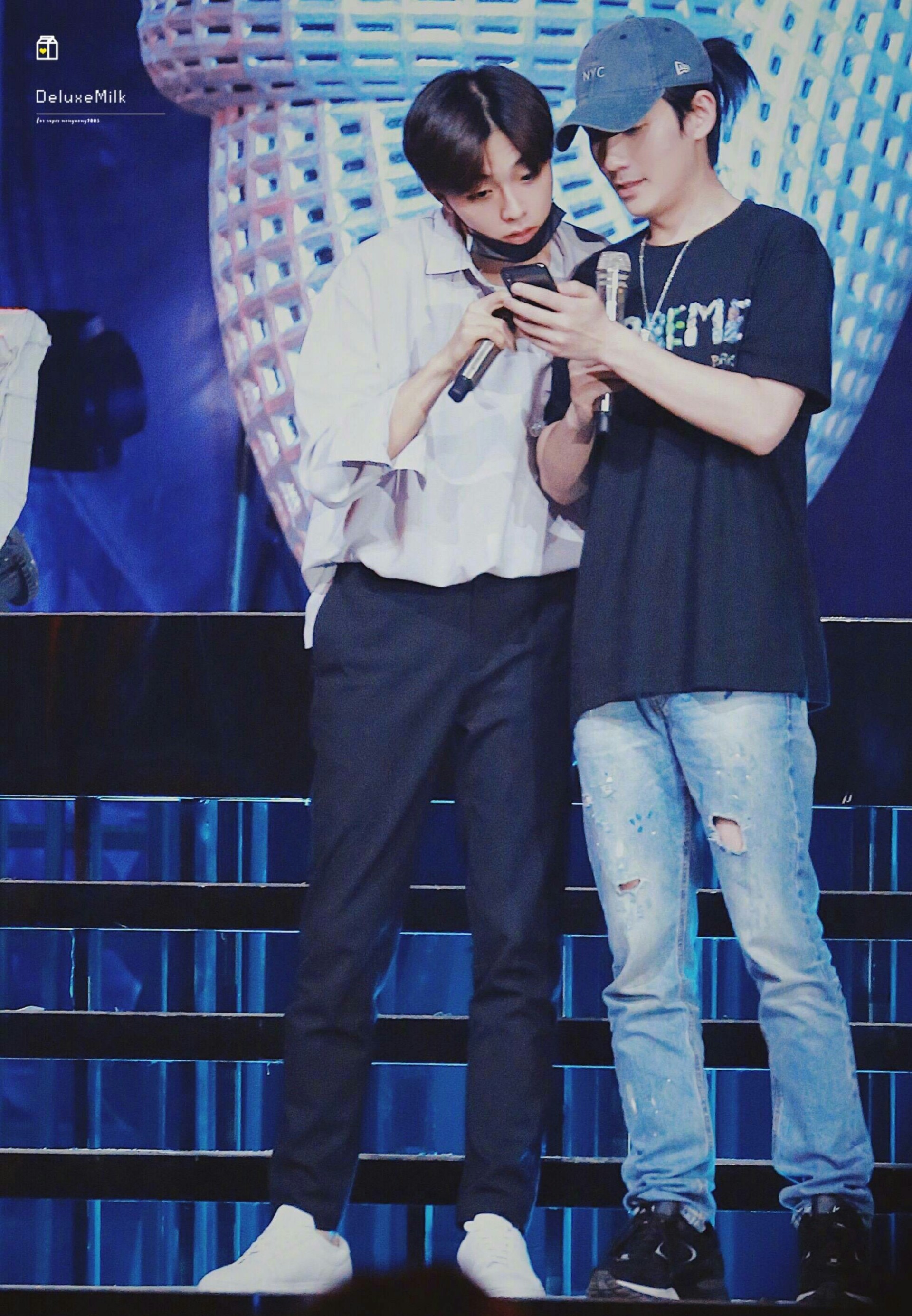 朱一龙陈立农 两个小哥哥彩排的时候同框,今晚