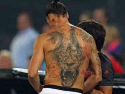 盘点世界杯巨星的各种纹身, 梅西和内马尔的意义非凡