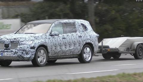 2019款奔驰GLS谍照爆出 富人又出新玩具! 有望今年底亮相