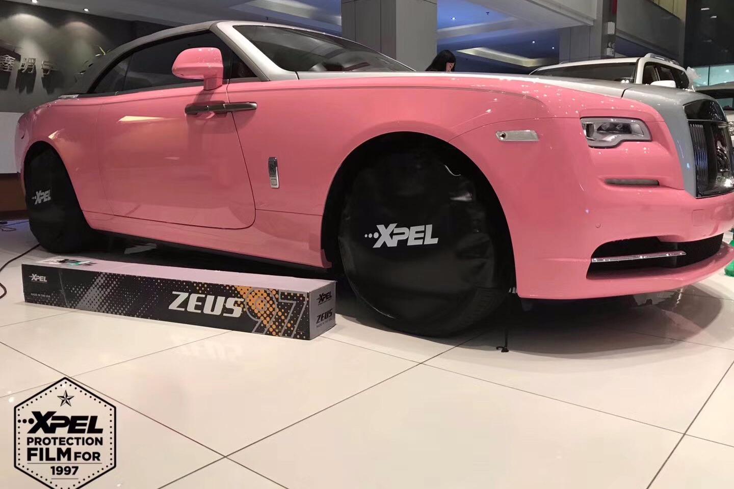 劳斯莱斯曜影光亮如新 贴XPEL隐形车衣