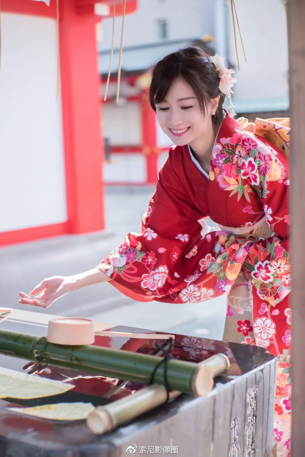 使用索尼A7R3与SEL85F14GM 拍摄振袖和服