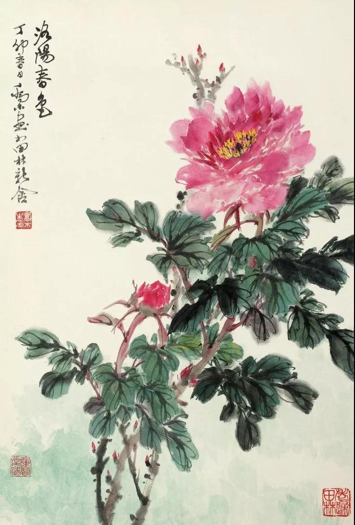 如此清新的花鸟，润心舒畅！乔木（1920-2002），字大年