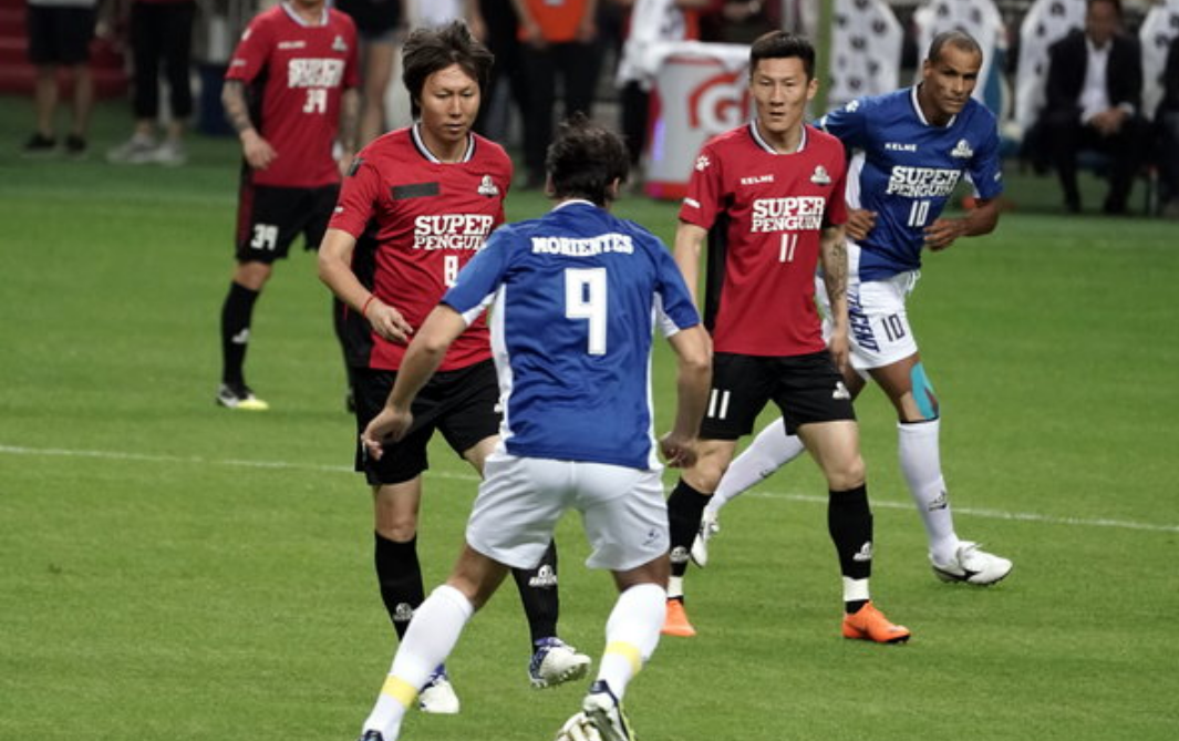 中国明星队对阵国际传奇队比赛,范志毅、杨晨