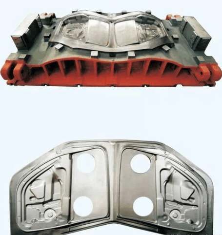 轻型车地板拉延模 draw die of floor for light-duty truck