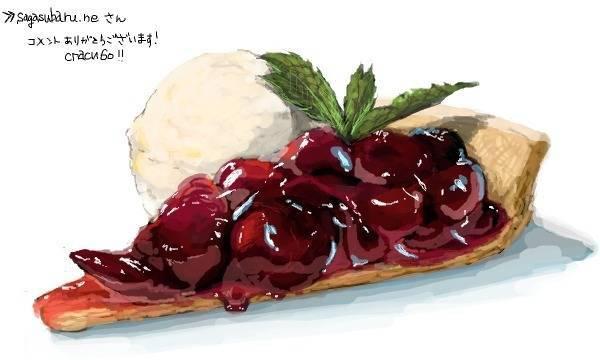 日本插画家笔下的草莓蛋糕，这感觉比真的还好吃啊