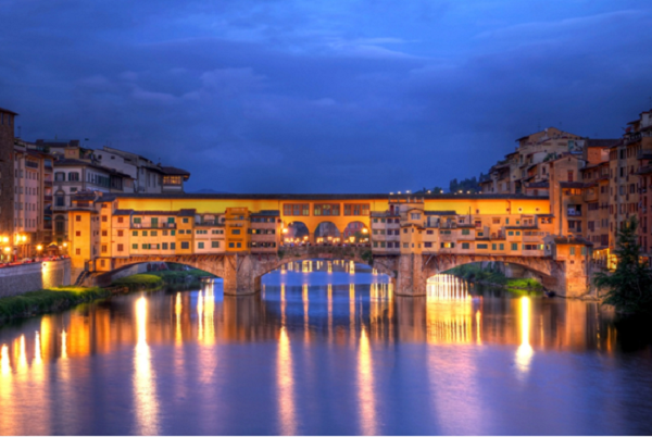 佛罗伦萨现存最古老的桥,最著名的黄金珠宝店