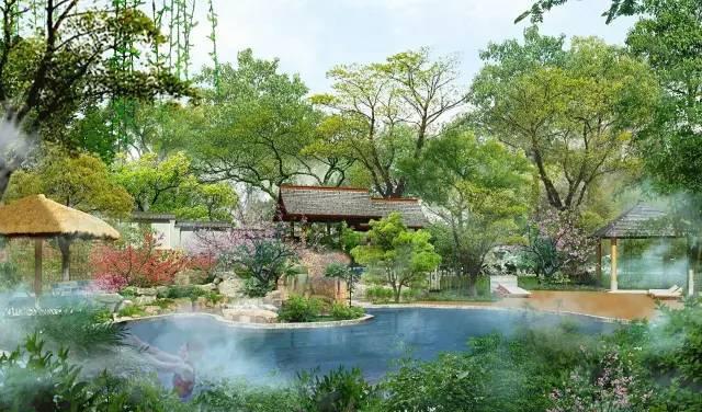 按国际五星级酒店标准设计装修, 你能想到的温泉娱乐设备在这里都能