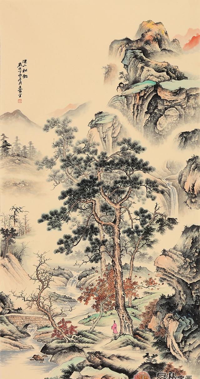 画仿古山水画有名的画家王宁简介及其仿古山水画欣赏