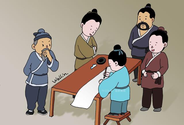 中高考作文素材三字经故事王安石伤仲永泯然众人美育绘本21