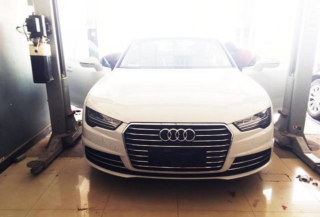 奥迪A7的一天爆改 4S店出来的第二次重生