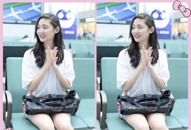 王莫涵现身机场,大腿瘦跟手臂一样细,网友:越来