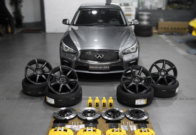 曼狄卡｜英菲尼迪Q50L升级美版运动款+T7R轮毂+AP刹车