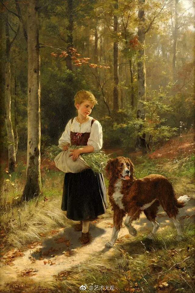 德国艺术家hubert salentin油画作品欣赏
