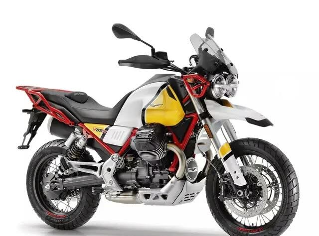 “可达鸭”造型,横置V缸,摩托古兹V85TT探险车个性又有趣