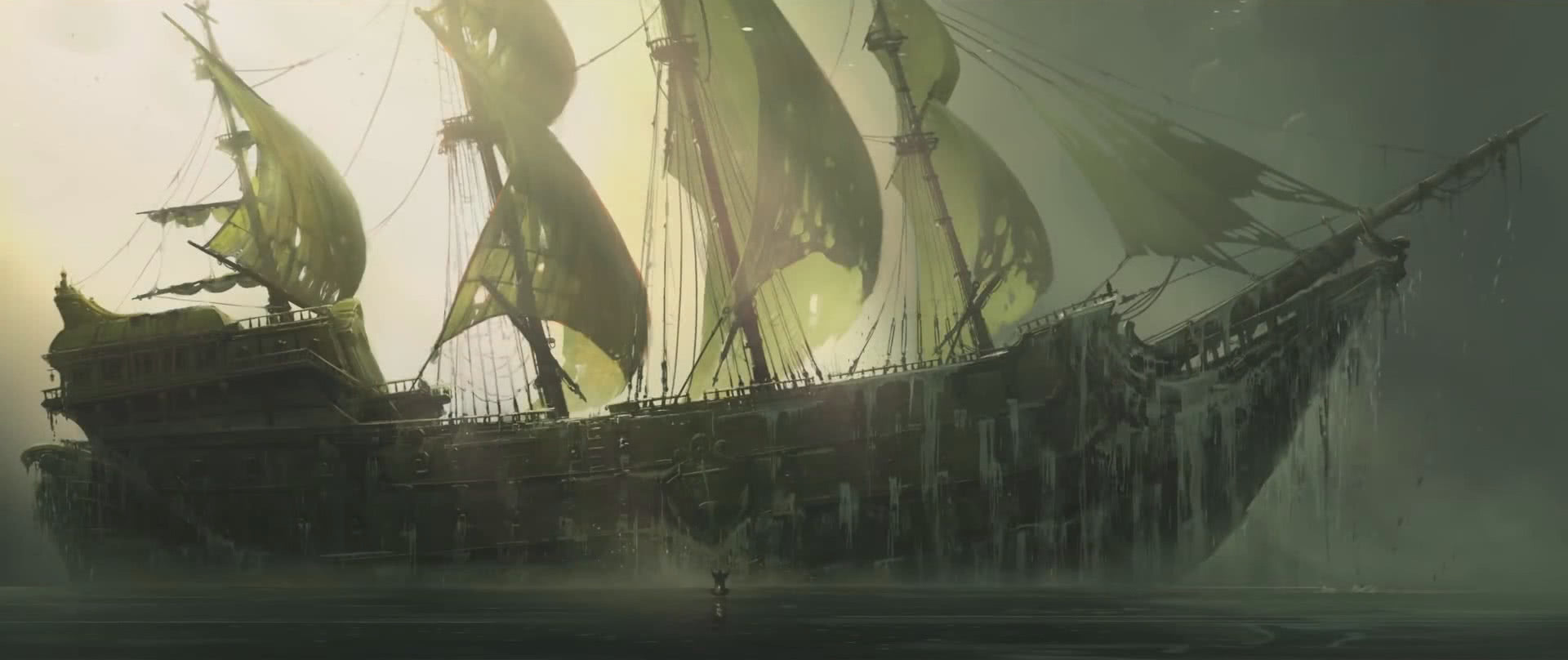 魔兽世界最新动画《战争使者》公开,吉安娜召唤巨大幽灵船