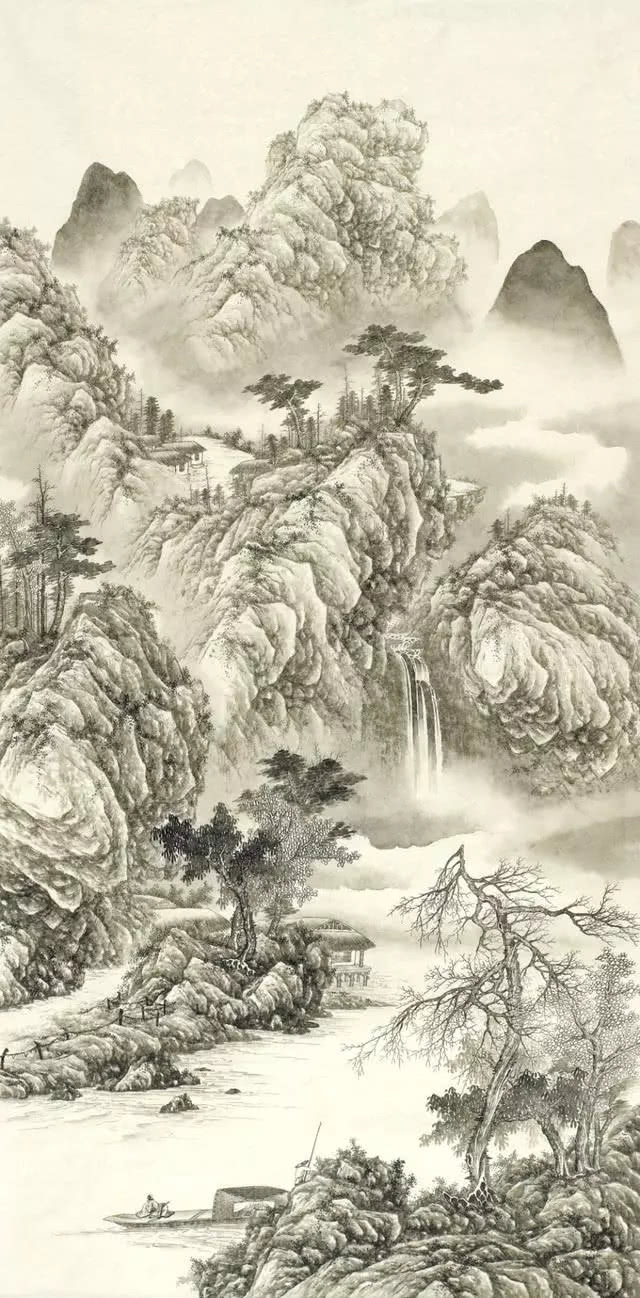 书画国画山水构图欣赏