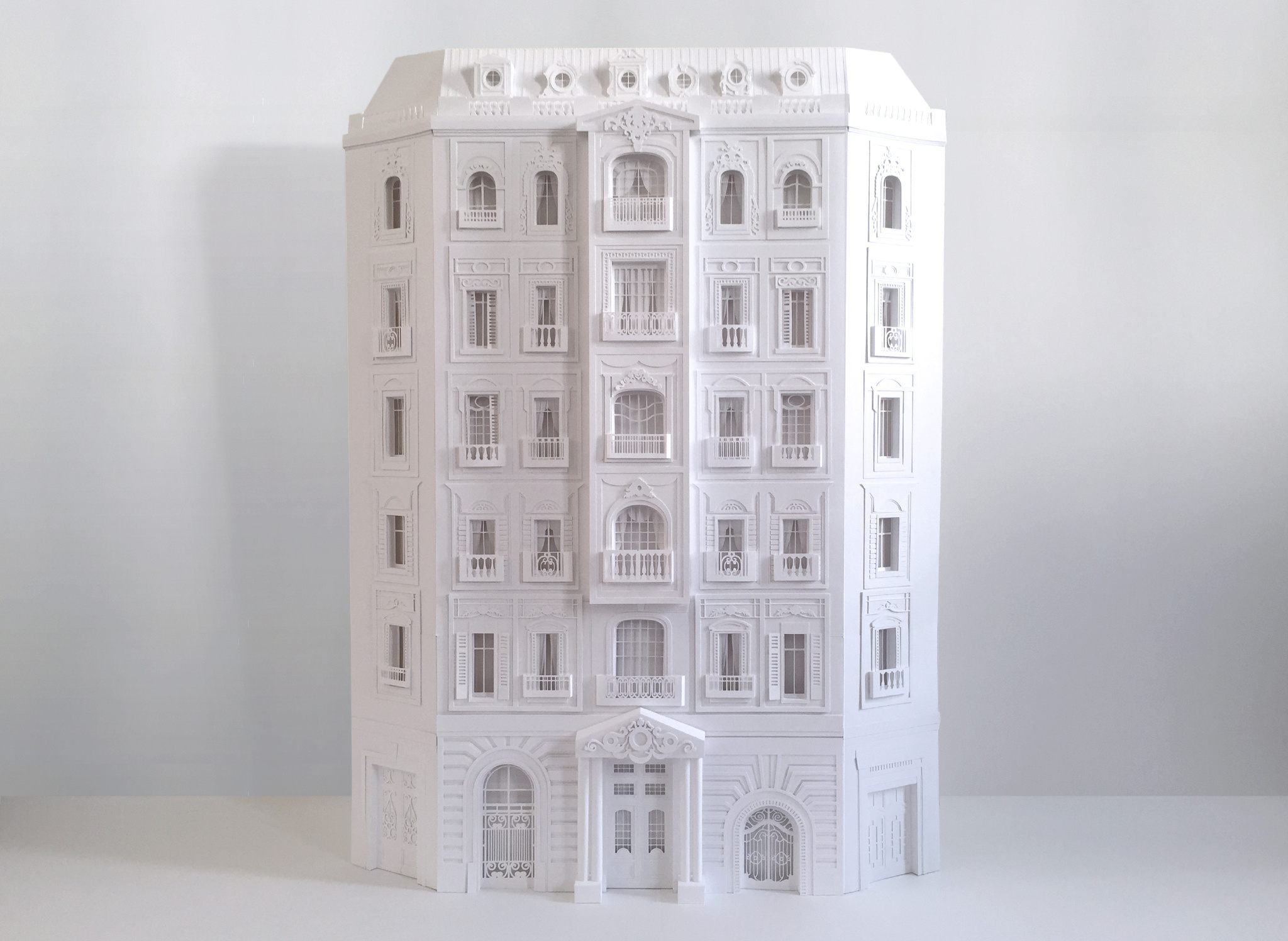 神奇的豪斯曼建筑纸模型 | 巴黎纸模型艺术家 Camille Ortoli