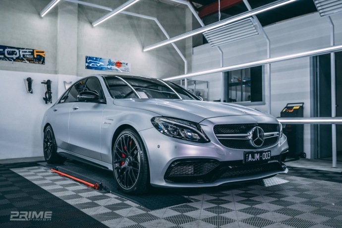 优雅的野兽——奔驰AMG C63 S ​​​​。各位老铁收图，晚安~