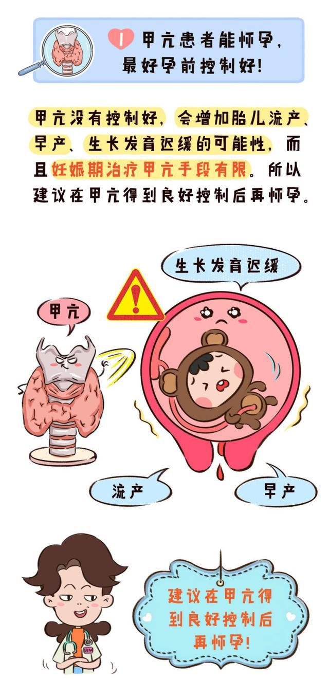 读懂一个漫画,让甲亢(甲减)妈妈不用害怕~