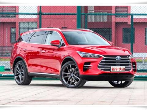 比亚迪唐二代量产车终亮相,中国红+旋转大屏, 网友: 最帅国产SUV