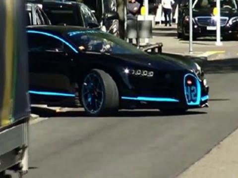 布加迪CHIRON上街 气场爆表