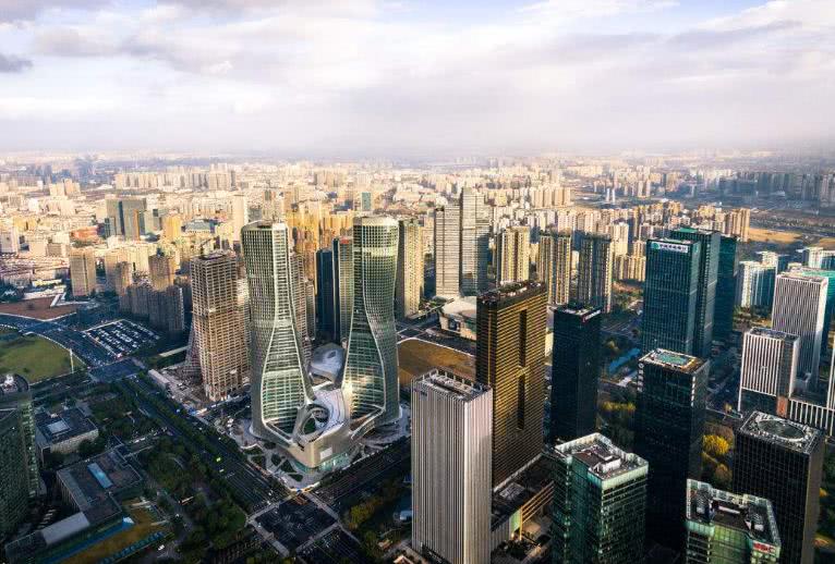 实拍杭州钱江新城:国际性城市风貌,很有"浦东"的感觉