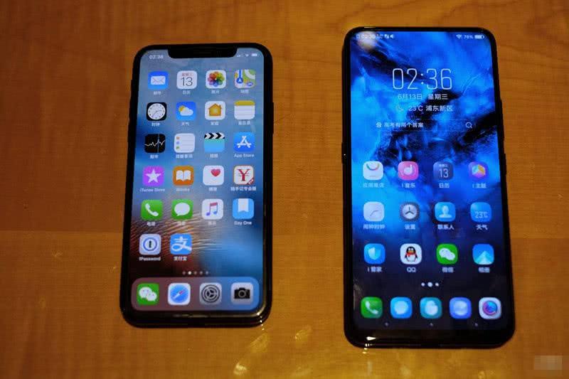 为什么vivo nex对比iPhonex依旧有下巴, 却备受