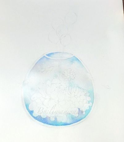 【绘画教程】迷人的多肉植物拼盘水彩画法,很