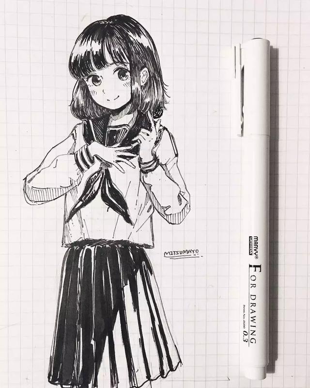 临摹完这几百个动漫, 老师再也不用担心我画不好! 附详细教程