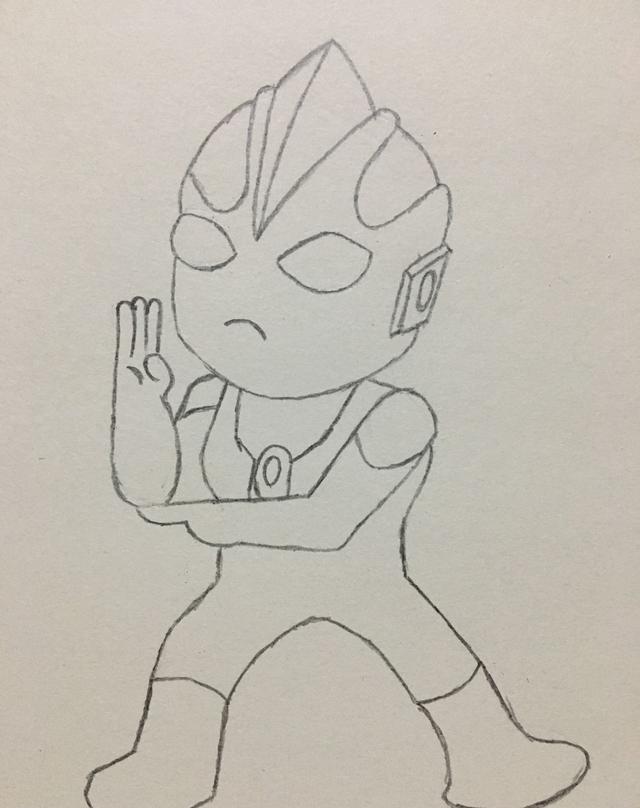 简笔画--奥特曼的画法