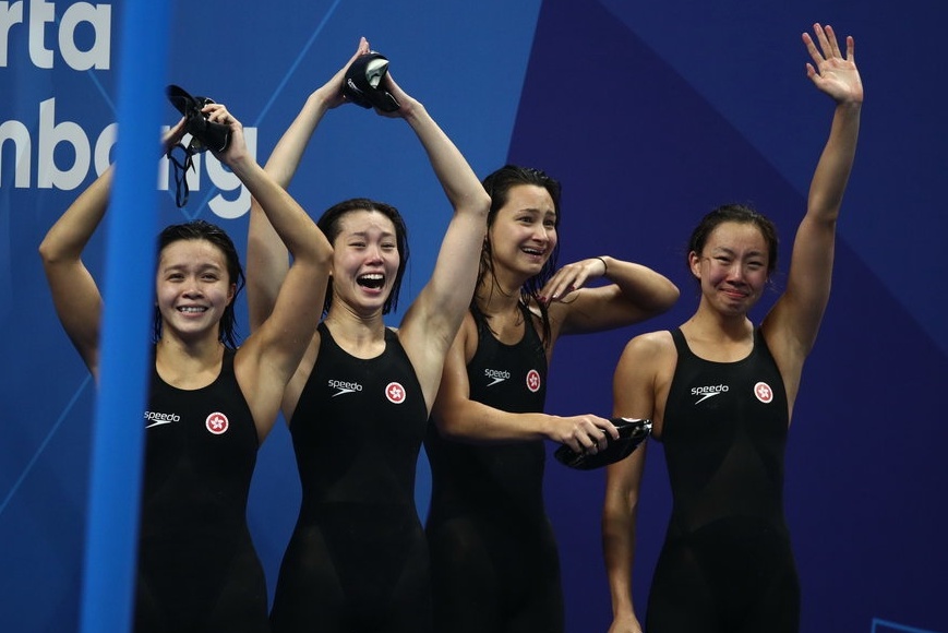 亚运会最惨痛一战!女子接力被取消成绩,日本游