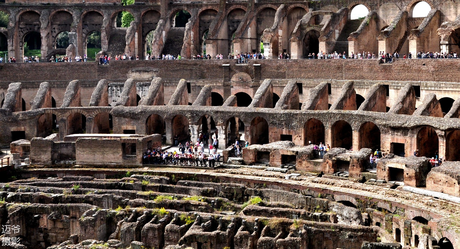 意大利罗马的著名景点-圆形竞技场【原创摄影】