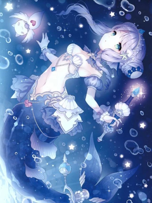 十二星座化身深海美人鱼双子座是小龙女天秤座是七彩美人鱼