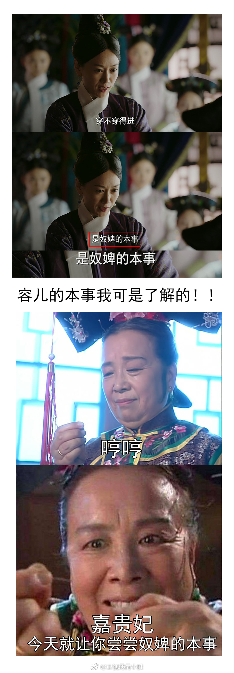 你容嬷嬷果然还是你容嬷嬷,祖传扎人的本事